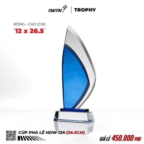 Kỷ Niệm Chương pha lê iWin HDW-124