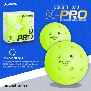 BÓNG THI ĐẤU PICKLEBALL 40 LỖ (Hộp 4 quả)