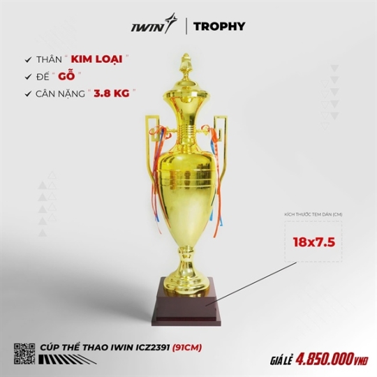 CUP IWIN ICZ2391 KHỦNG*